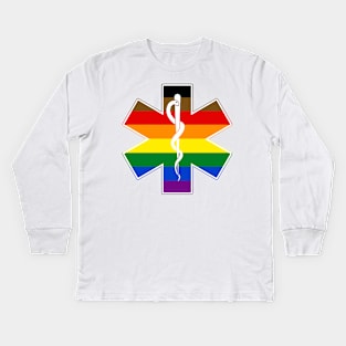 Star of Life Philly Pride Kids Long Sleeve T-Shirt